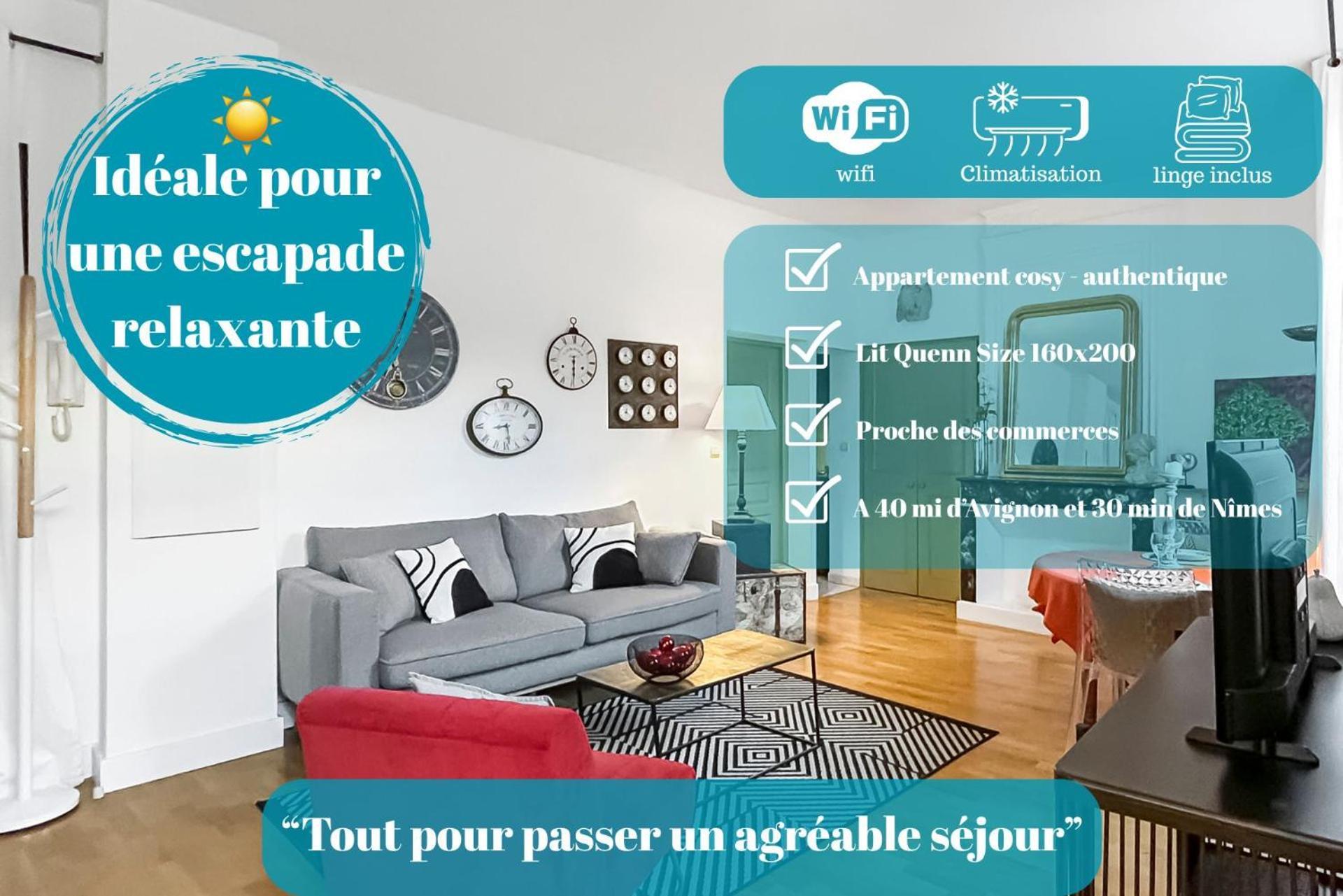 Nid Douillet Au Coeur D'Uzes Leilighet Eksteriør bilde